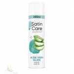 ژل اصلاح پوست حساس Satin Care (آلوئه‌ورا)